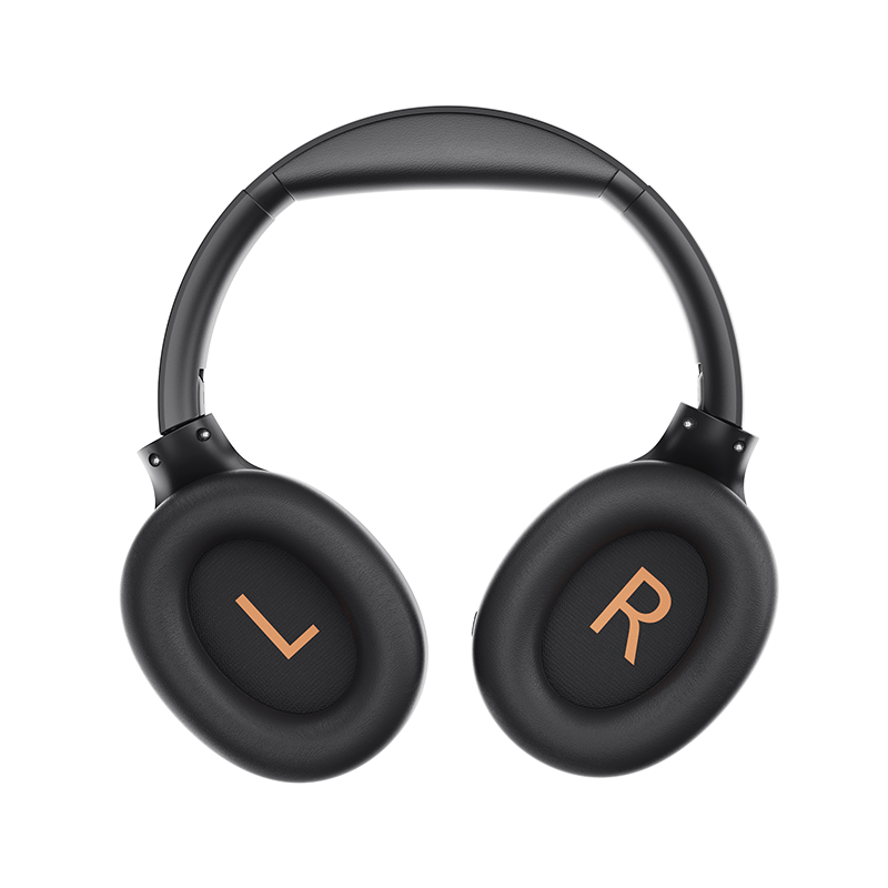 QCY H3 ANC Wireless Headphones: 60H Playtime & 43dB Hybrid Noise Cancelling - Black