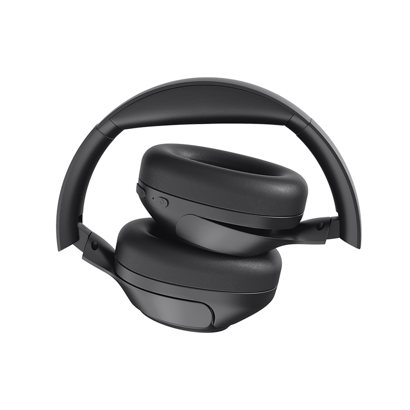 QCY H3 ANC Wireless Headphones: 60H Playtime & 43dB Hybrid Noise Cancelling - Black