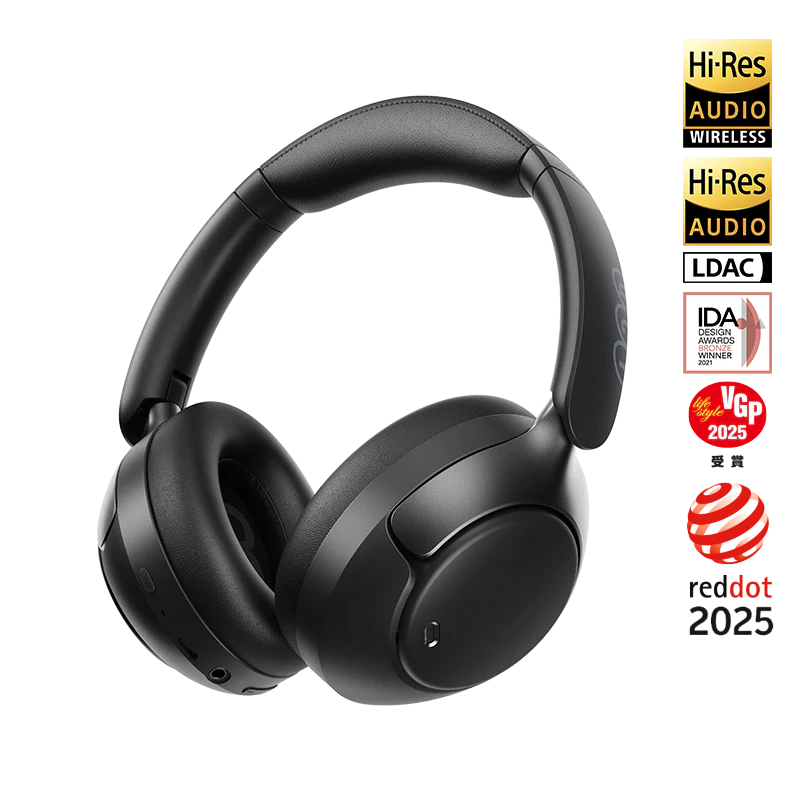 QCY H3 Pro ANC Wireless Headphones: 50dB Adaptive ANC & Hi-Res LDAC Audio