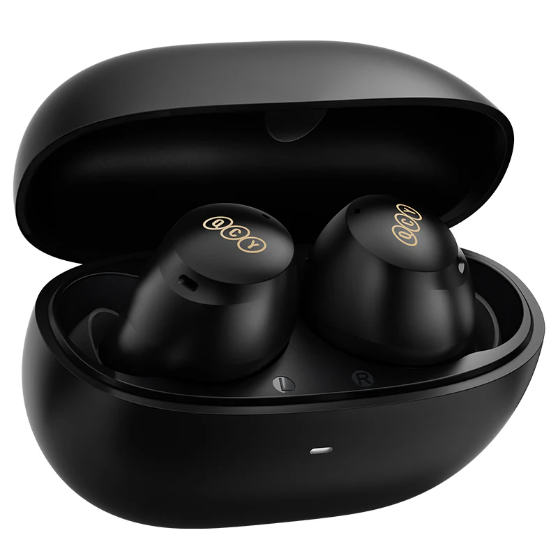 QCY HT07 ArcBuds ANC True Wireless Earbuds – 40dB Noise Cancellation & 6 Mics - Black