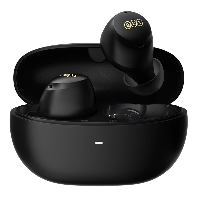 QCY HT07 ArcBuds ANC True Wireless Earbuds – 40dB Noise Cancellation & 6 Mics - Black