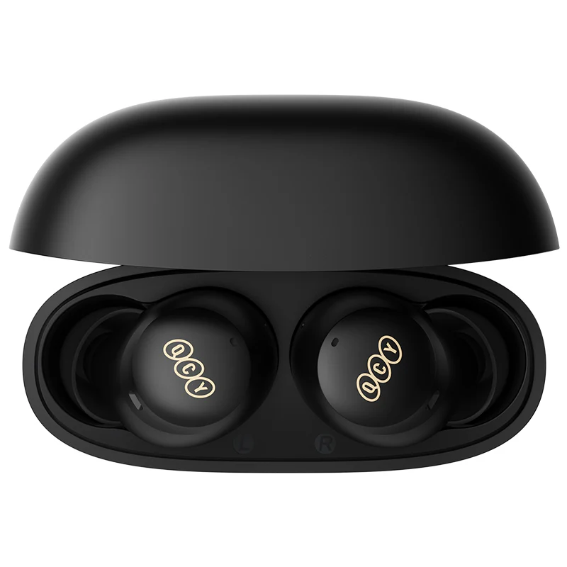 QCY HT07 ArcBuds ANC True Wireless Earbuds – 40dB Noise Cancellation & 6 Mics - Black