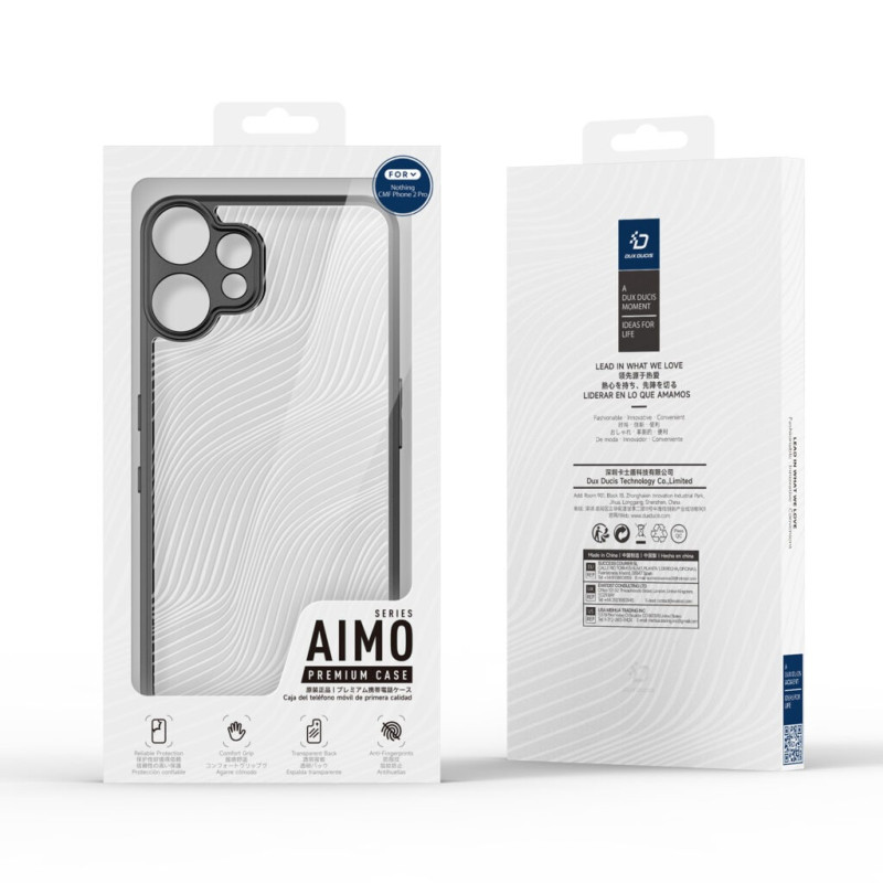 Aimo Series Phone Case for Nothing CMF Phone 2 Pro - Black