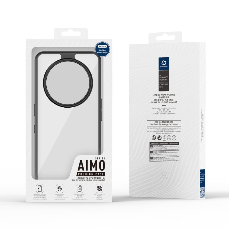 Aimo Series Phone Case for Nothing Phone 3a Pro - Black