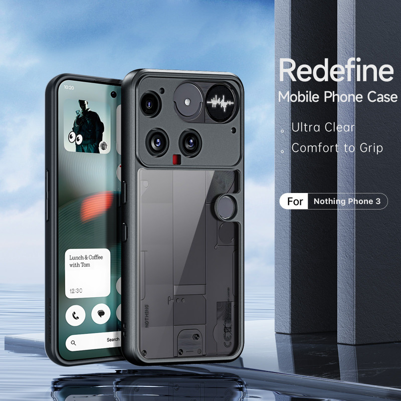 Aimo Series Phone Case for Nothing Phone 3 - Black