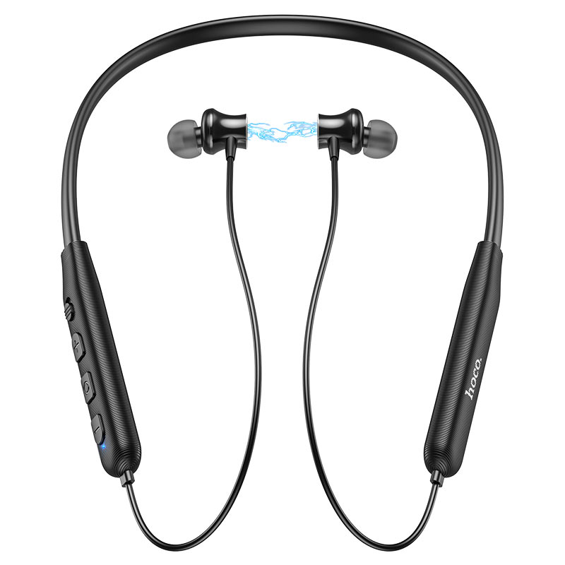 Hoco Easy Sound Sports Wireless Neckband Earphones - ES64 -Black