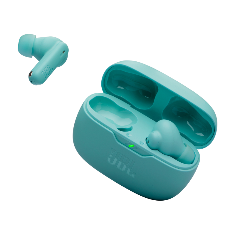 JBL Wave Beam 2, Wireless Noise Cancelling Bluetooth Earbuds with 40h Playtime, JBL Pure Bass Sound, Smart Ambient Technology and Multi-Point Connection - Blue