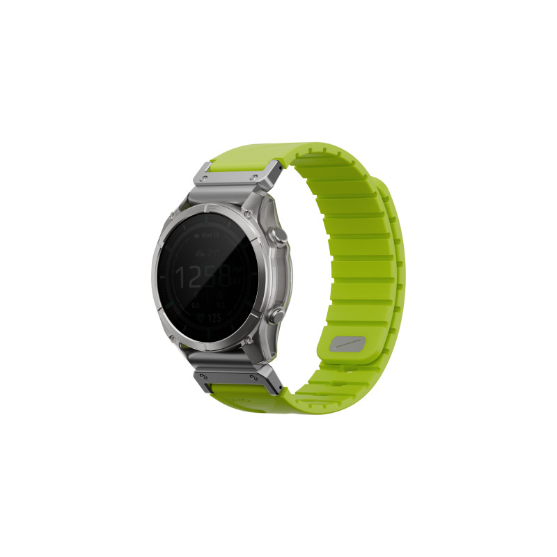 UNIQ Fluo Garmin® Dual-Secure Magnetic Silicone Watch Band (22mm & 26mm)
