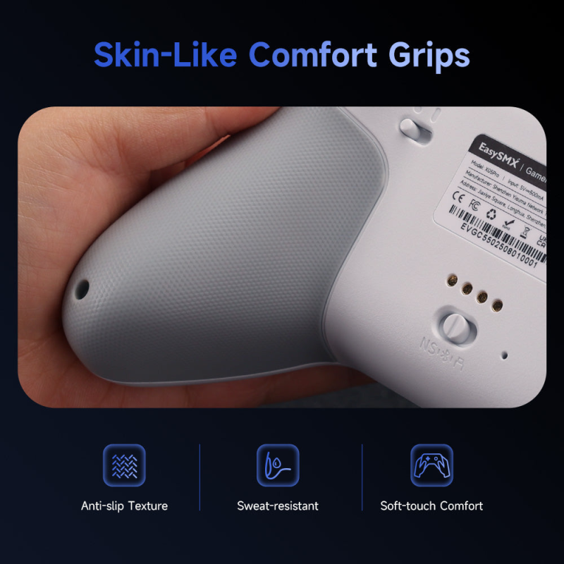 EasySMX® X05 Pro Multiplatform Wireless Gaming Controller with Hall Effect & Quiet Buttons