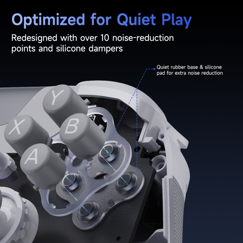 EasySMX® X05 Pro Multiplatform Wireless Gaming Controller with Hall Effect & Quiet Buttons