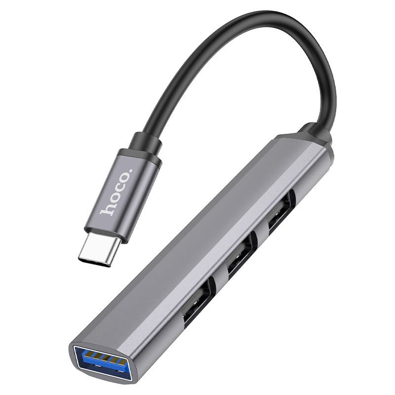 Hoco 4-in-1 Multifunction Type-C Hub (USB 3.0 + USB 2.0) - HB26