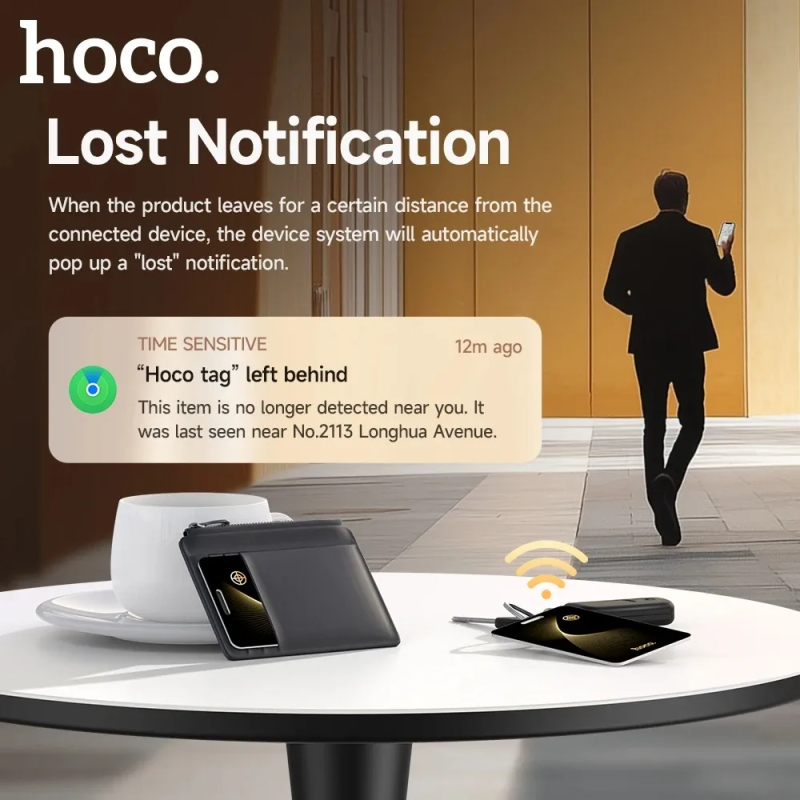 Hoco Smart Positioning Anti-Lost Tracker Card for Apple iOS - E92