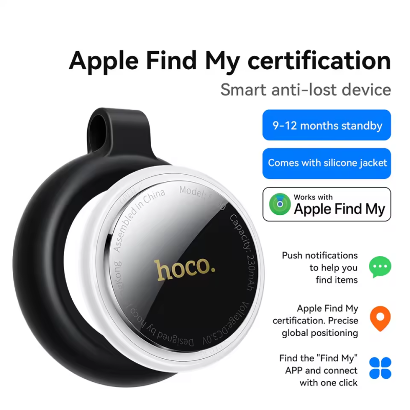 HOCO Smart Tracker Tag with iOS Find My app support - E100