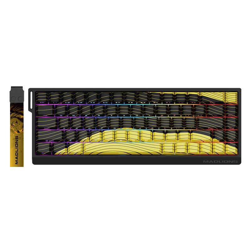 FGG Madlions MAD 68HE Limited Magnetic RGB Gaming Keyboard 60% Compact Hall Effect Rapid Trigger Adjustable Actuation Swappable Wired Mechanical Keyboard