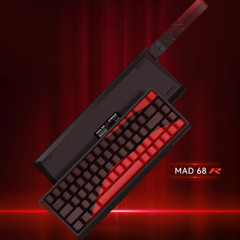 FGG Madlions MAD 68HE Limited Magnetic RGB Gaming Keyboard 60% Compact Hall Effect Rapid Trigger Adjustable Actuation Swappable Wired Mechanical Keyboard