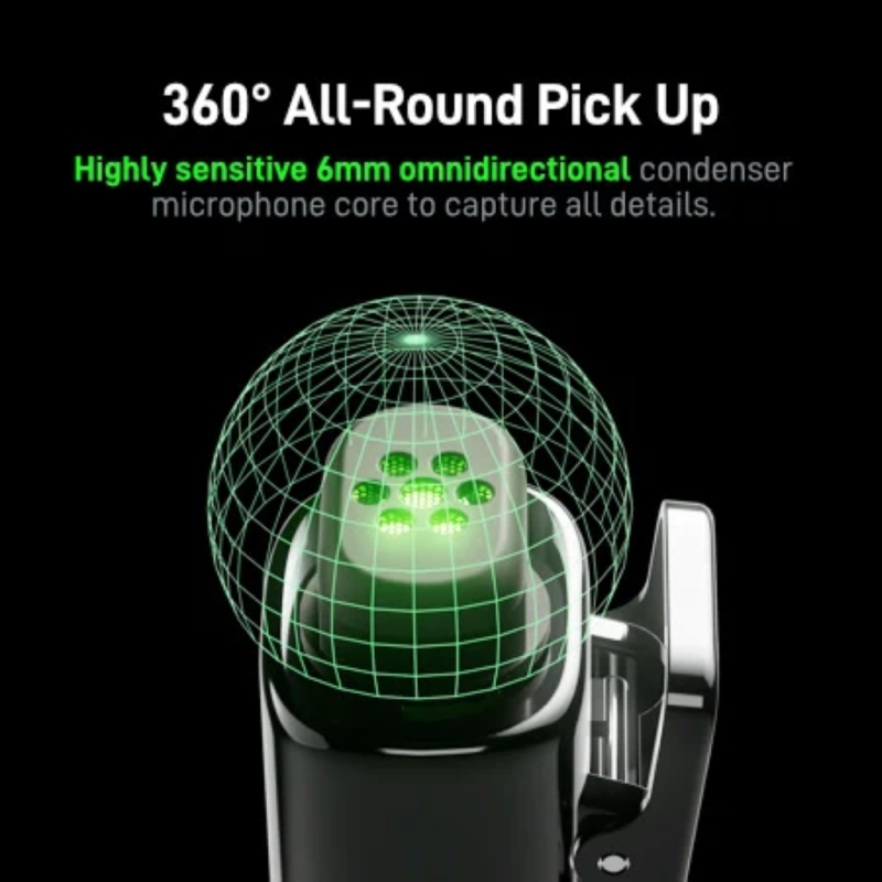 MAONO Wave T1 Mini Wireless Lavalier Microphone with Lightning & USB-C Plug, Noise Cancellation, AI Voice Filter, 30H Used with Charging Case for Video Recording Vlogging Podcast