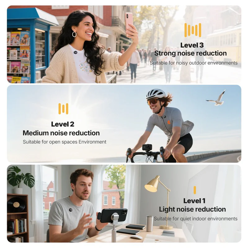 MAONO Wave T5 Wireless Lavalier Microphone for iPhone 15 & Above, MFi Certified Type C Plug, 48KHz 24Bit, 1000ft Range, Voice Filter, Noise Cancellation, 30H Use for Video Recording, Streaming