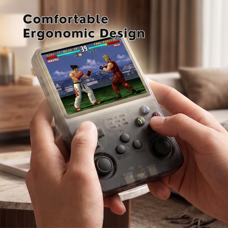 R36S 64GB (Ark OS) Retro Pocket Handheld Console 20,000+ Games with Eye Protection HD 3.5 IPS Screen for Adults and Kids
