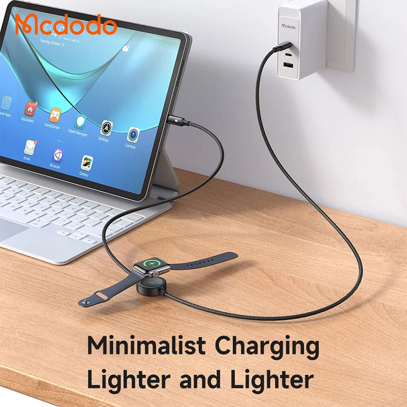 Mcdodo 60W USB-C to USB-C Cable with Apple Watch Wireless Charger - CA-2580 – (1.5m)