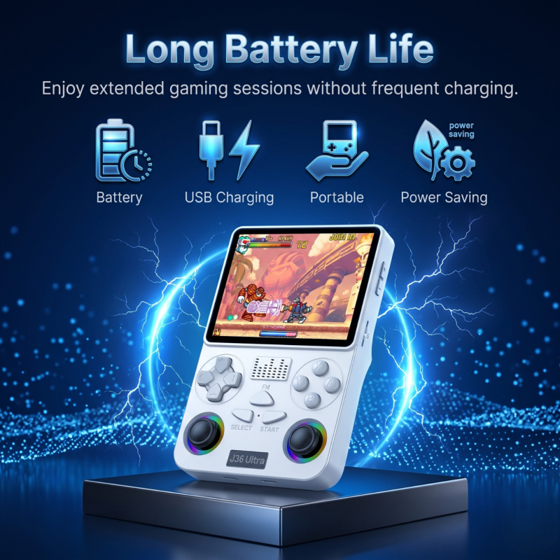J36 Ultra All-in-One Retro Handheld Gaming Console | 16,000+ Games Built-In | YouTube Streaming | WIFI & Bluetooth Portable Pocket Game Player