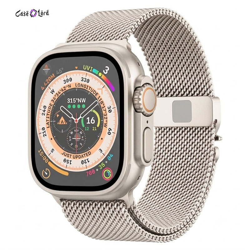 Premium Magnetic Milanese Loop Mesh Watch Band for Apple Watch by Case Lord (42-49mm)