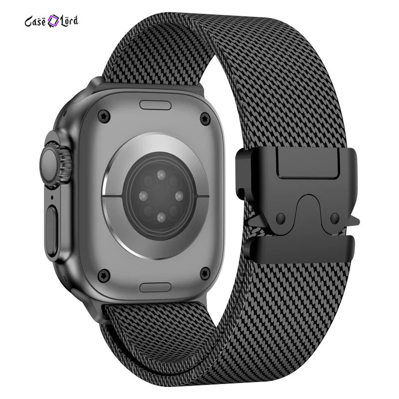 Premium Magnetic Milanese Loop Mesh Watch Band for Apple Watch by Case Lord (42-49mm)