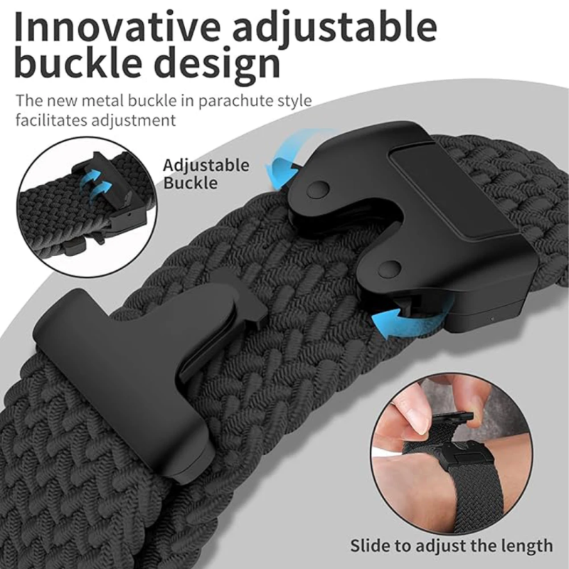 Nylon Braided Band For Apple Watch by Case Lord - (42/44/45/46/49mm)