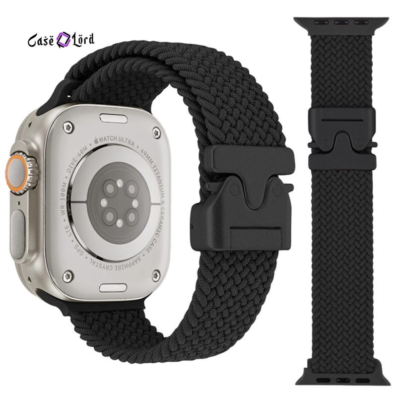 Nylon Braided Band For Apple Watch by Case Lord - (42/44/45/46/49mm)