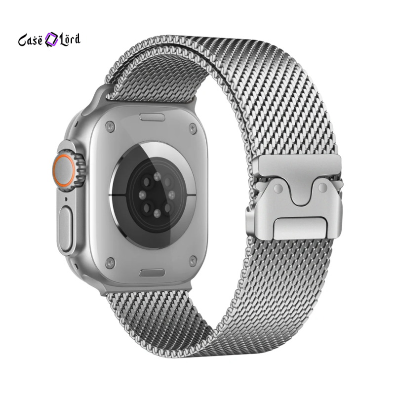 Premium Magnetic Milanese Loop Mesh Watch Band for Apple Watch by Case Lord (42-49mm)