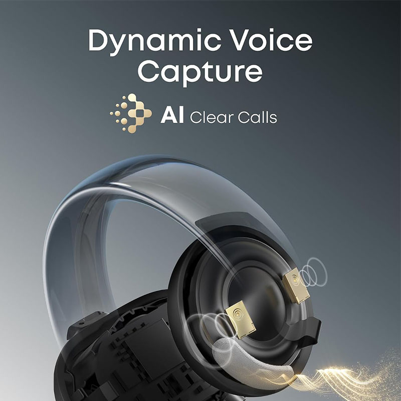 Anker Soundcore AeroClip Open-Ear Clip-On Earbuds with 12mm Drivers, AI Clear Calls & Hi-Res Audio
