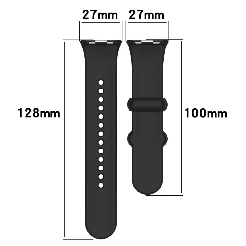 Silicone Replacement Sport Strap for Xiaomi Smart Band 10 Pro/9 Pro/8 Pro and Redmi Watch 6/5/4