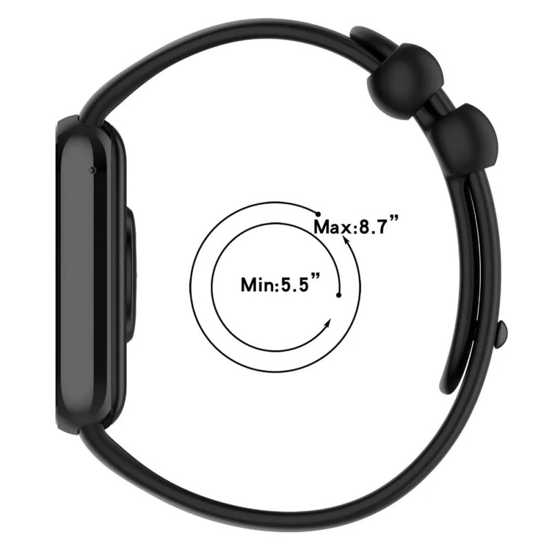 Silicone Replacement Sport Strap for Xiaomi Smart Band 10 Pro/9 Pro/8 Pro and Redmi Watch 6/5/4
