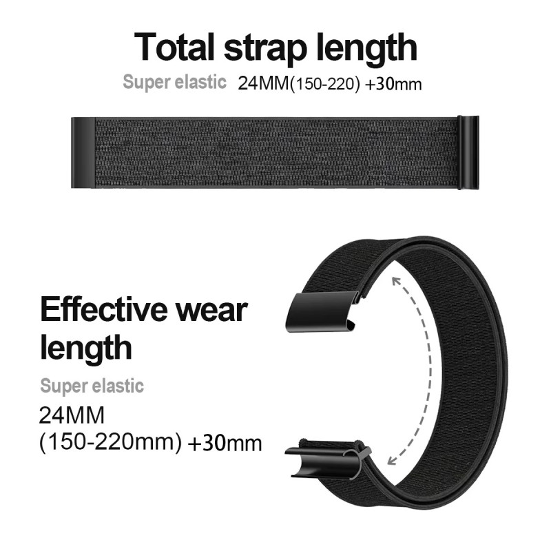 Nylon Loop Replacement Strap for WHOOP 5.0 / Whoop MG | Elastic Sport Band