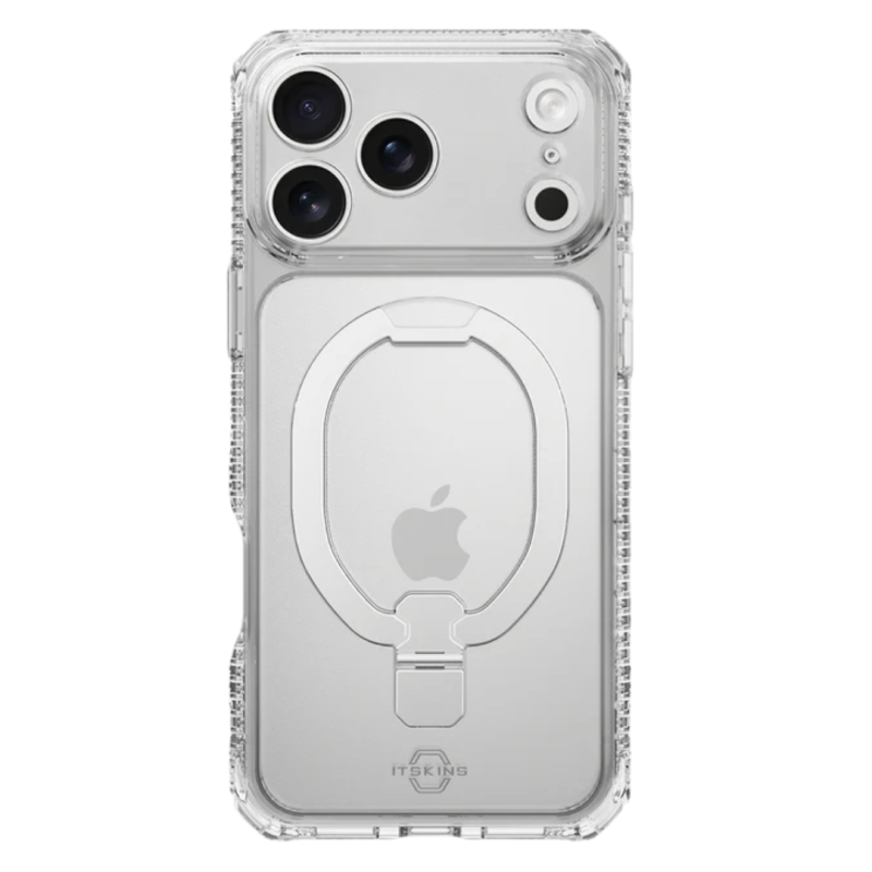 ITSKINS HYBRID R Clear MagSafe Stand Case for iPhone 18/17 Pro Max