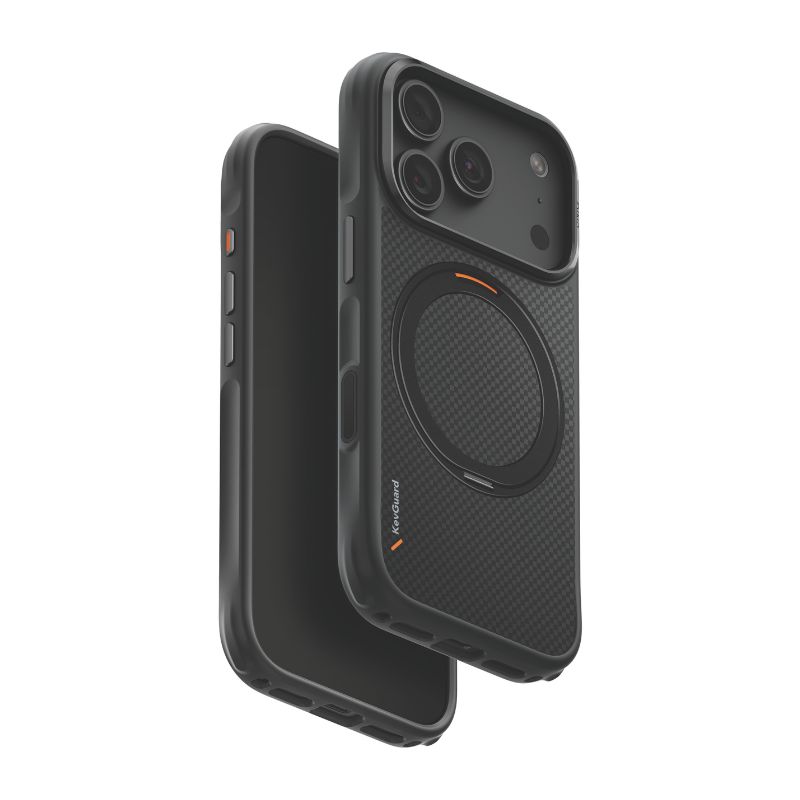 Uniq Keva Mov MagSafe Compatible Phone Case for iPhone 18 Pro Max / 17 Pro Max - Carbon Black