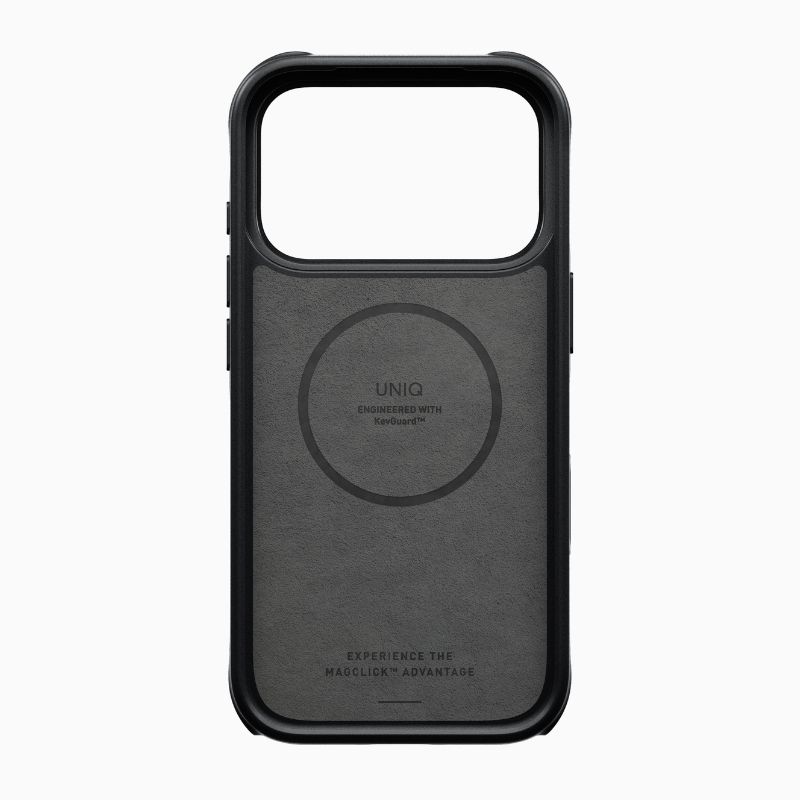 Uniq Keva Mov MagSafe Compatible Phone Case for iPhone 18 Pro Max / 17 Pro Max - Carbon Black