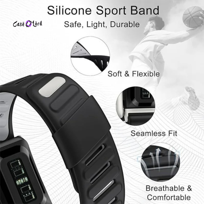 Silicon Loop Replacement Strap for WHOOP 5.0 / Whoop MG | Elastic Sport Band