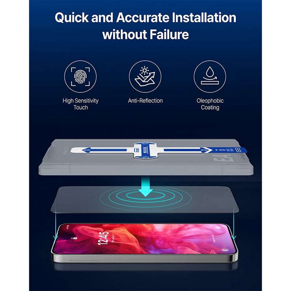 Whitestone [Dome Glass] Anti-Reflection Screen Protector For Samsung Galaxy S25 Edge â€“ 1 Pack