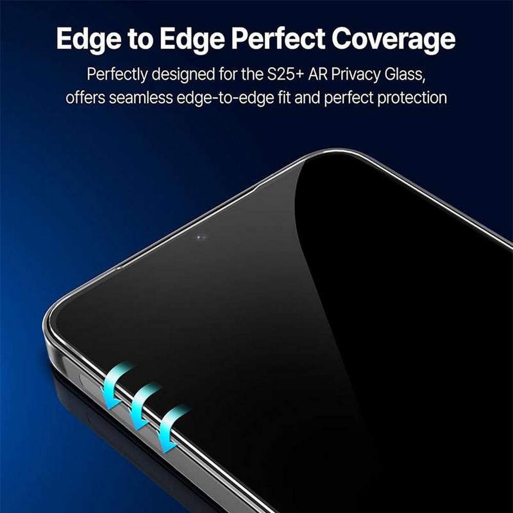 Whitestone [Dome Glass] Anti-Reflection Privacy Screen Protector For Samsung Galaxy S25 Edge â€“ 1 Pack