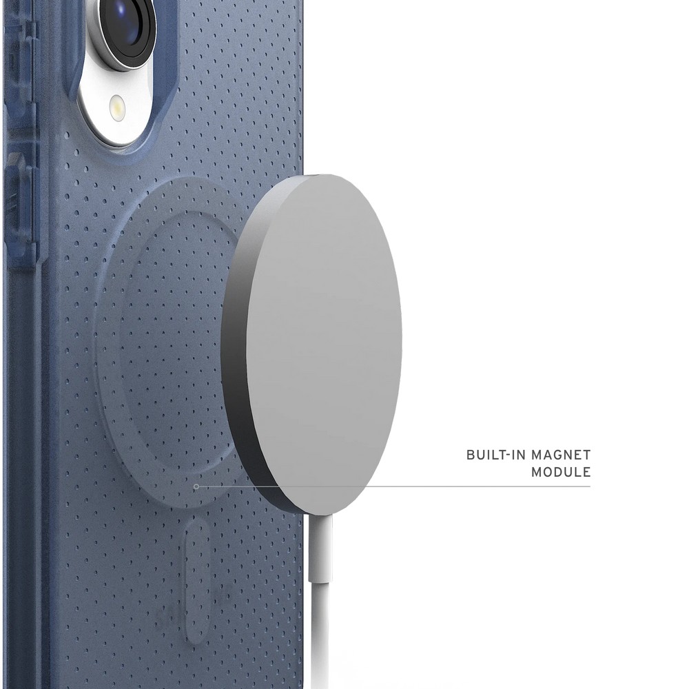 UAG Dot Series Magsafe Compatible Phone Case for Samsung Galaxy S25 Edge - Blue