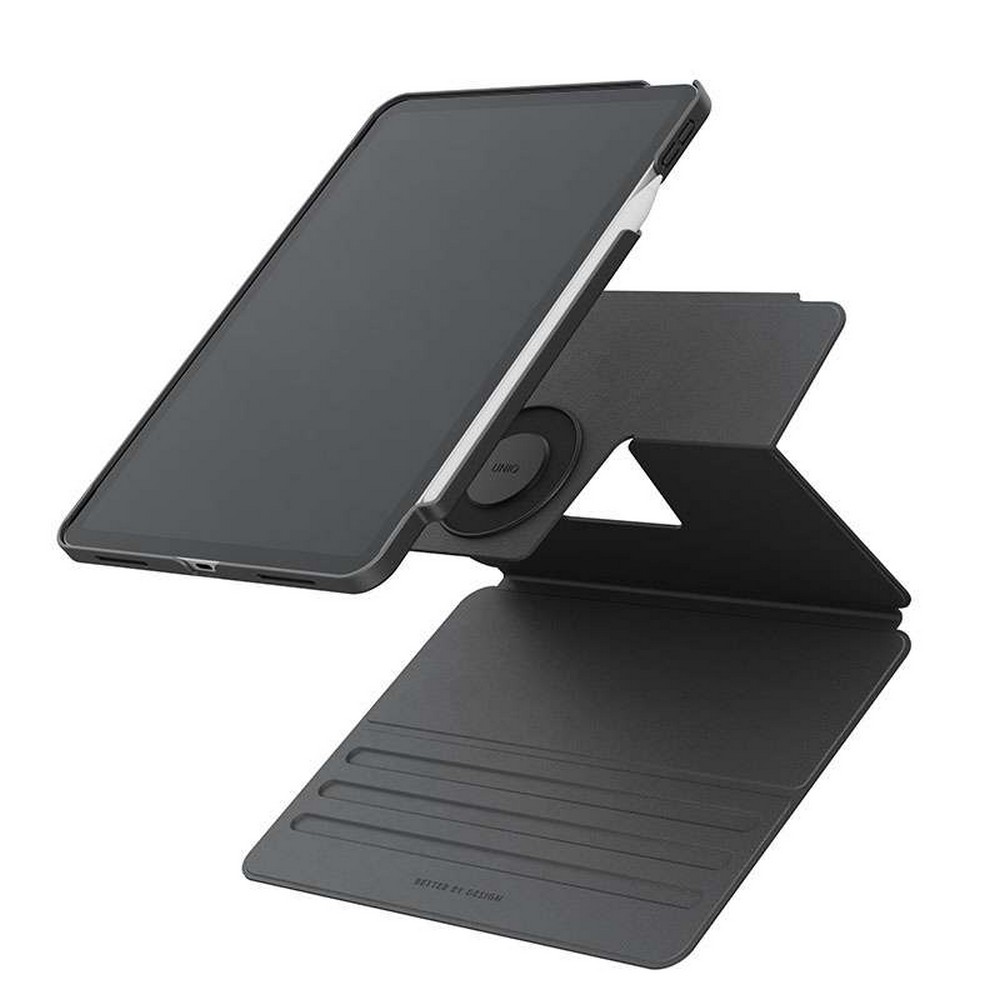 Uniq Rovus Series Magnetic 360 Rotating Case for iPad Air 11 (M2-M3) iPad Air 10.9 (4th/5th Gen) - Grey