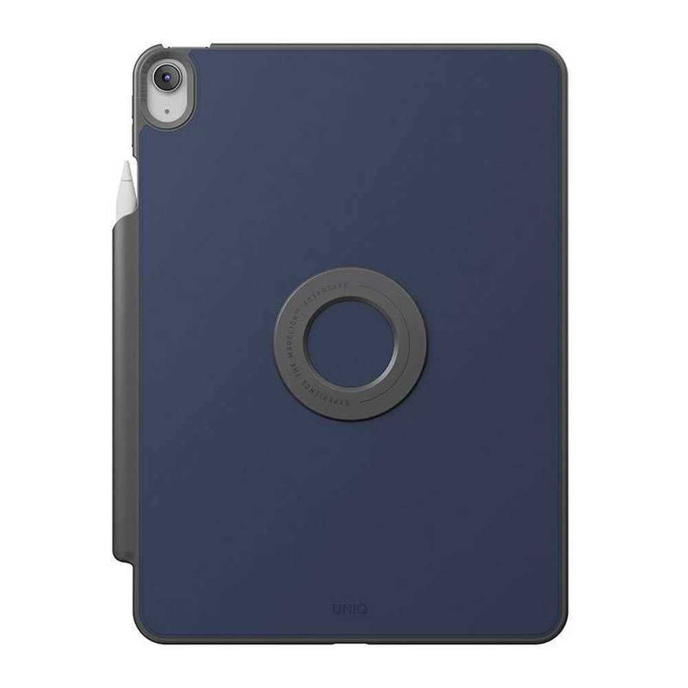 Uniq Rovus Series Magnetic 360 Rotating Case for iPad (A16/10th Gen) - Navy Blue