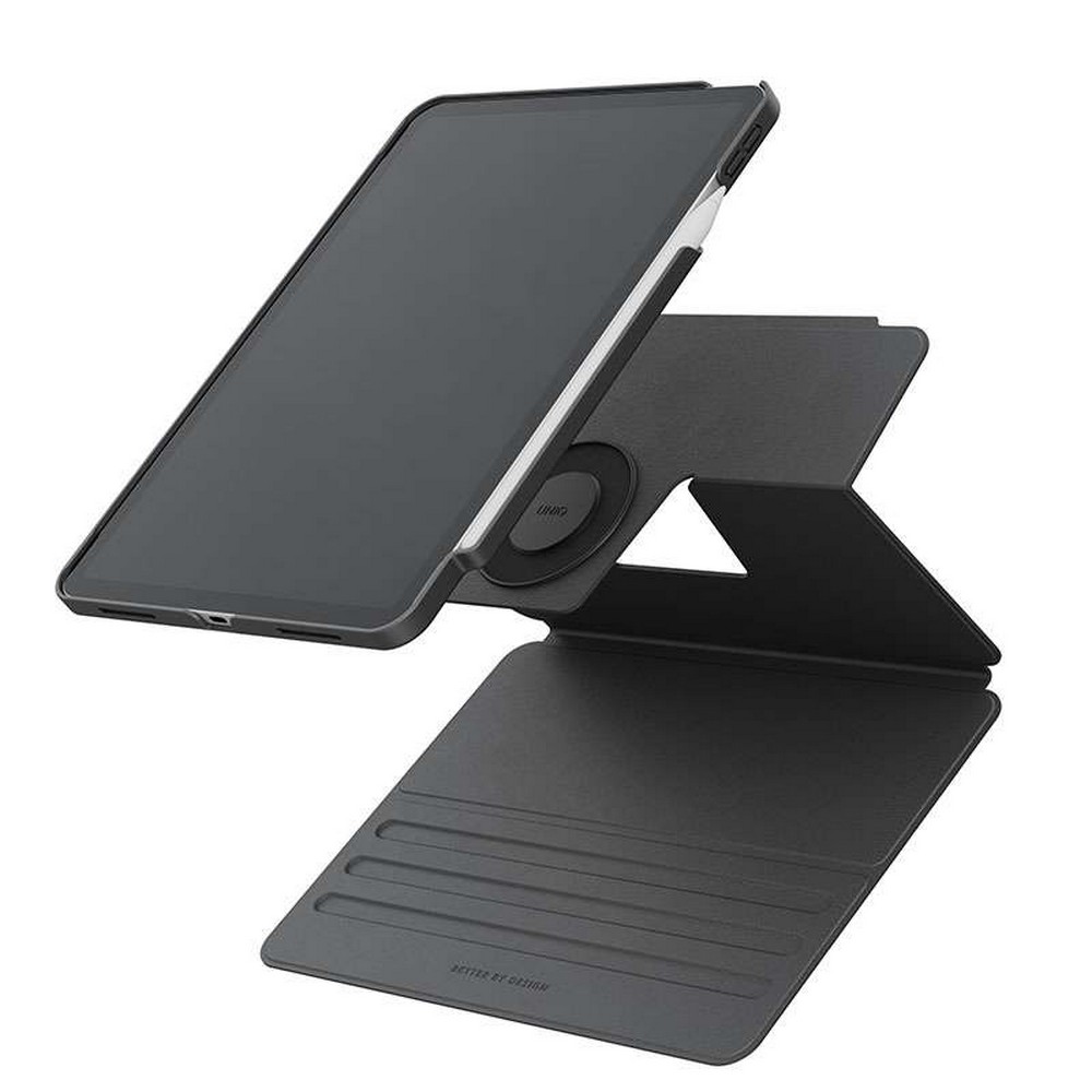 Uniq Rovus Series Magnetic 360 Rotating Case for iPad Air 13 (M2-M3) - Grey