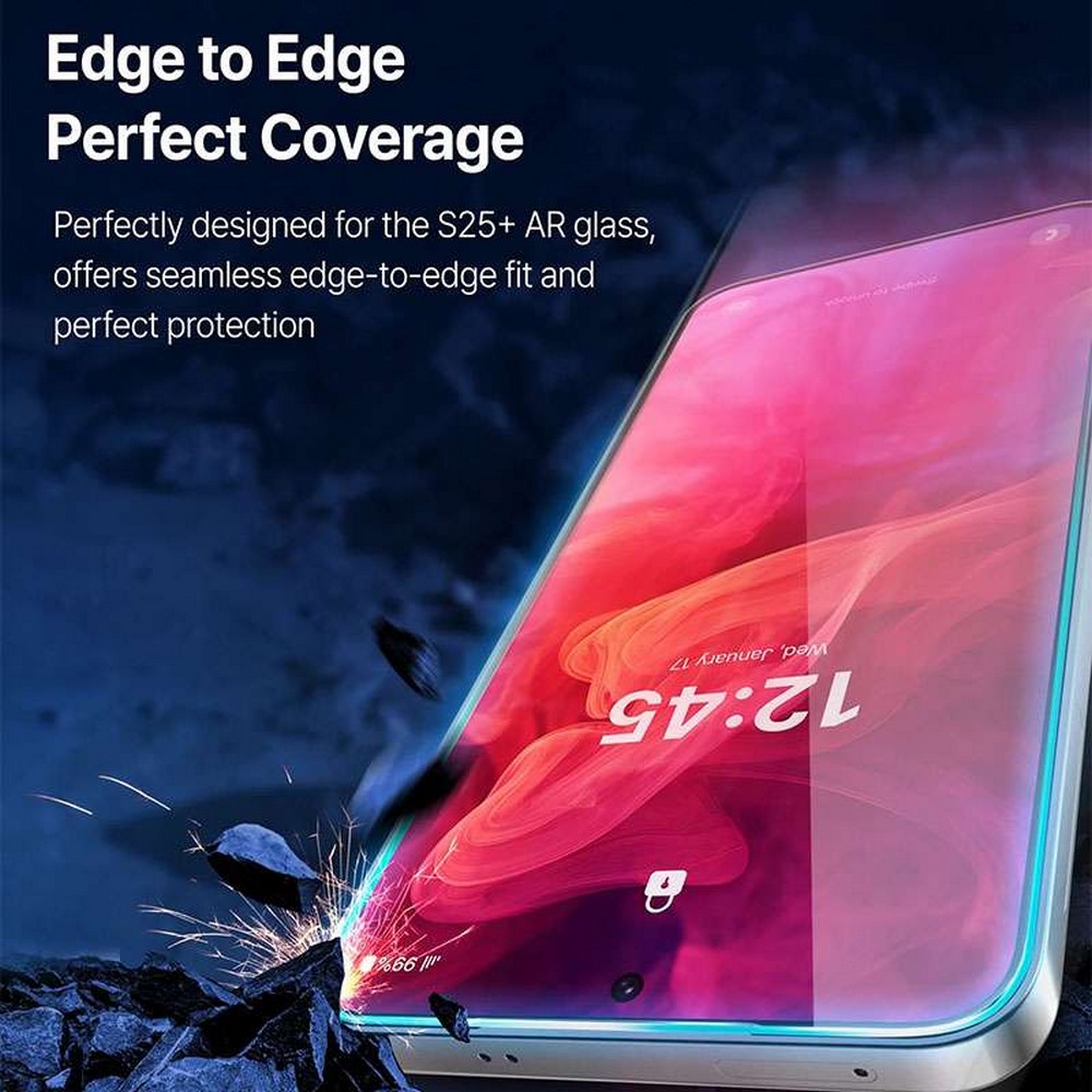 Whitestone [Dome Glass] Anti-Reflection Screen Protector For Samsung Galaxy S25 Edge â€“ 1 Pack