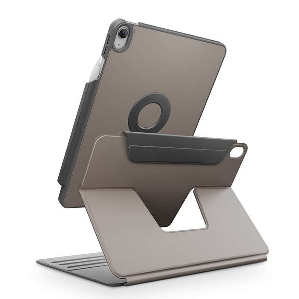 Uniq Rovus Series Magnetic 360 Rotating Case for iPad (A16/10th Gen) - Grey