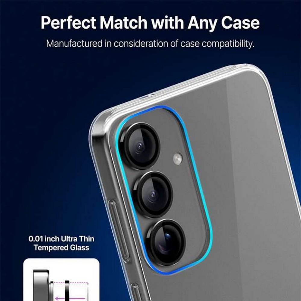 Whitestone Dome Camera Lens Protector Ring Type For Samsung Galaxy S25 Edge â€“ 2 Pack