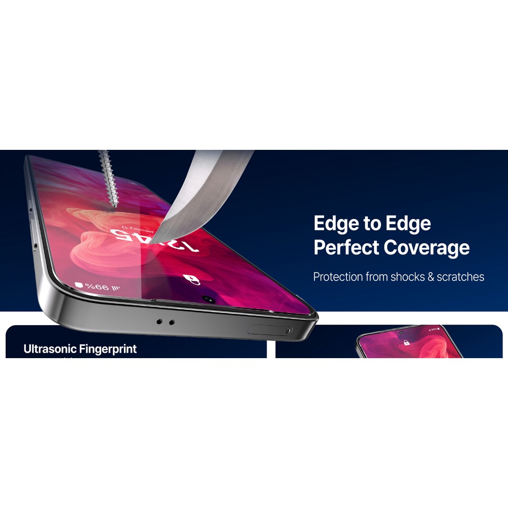 Whitestone [Dome Glass] Anti-Reflection Screen Protector For Samsung Galaxy S25 Edge â€“ 1 Pack