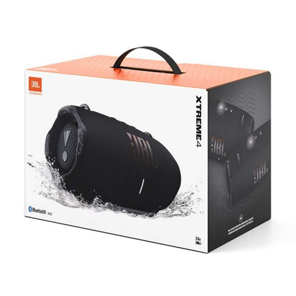 JBL Xtreme 4 - Speaker, Powerful Sound and Deep Bass, IP67 Waterproof, 24 Hours of Playtime, Powerbank, PartyBoost for Multi-Speaker Pairing - Black
