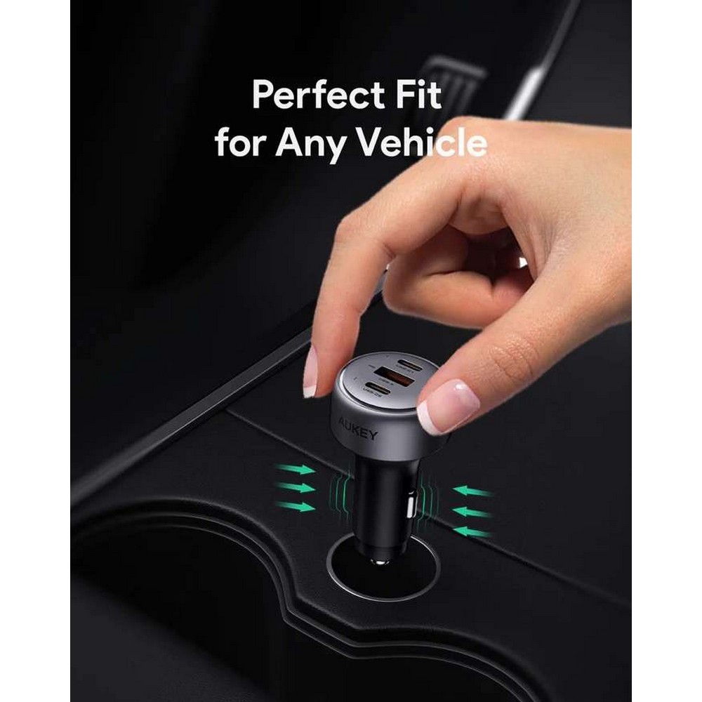 Aukey Pathfinder Mix 3 66W Fast Charging Car Charger -  CC-P1