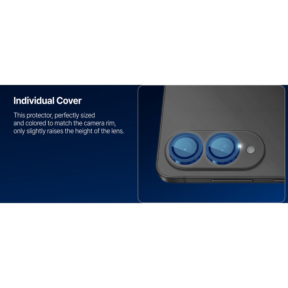 Whitestone Dome Camera Lens Protector Ring Type For Samsung Galaxy S25 Edge â€“ 2 Pack